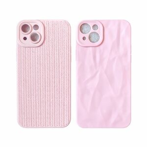 iPhone Phone Cases Set of 2 iPhone 14 Plus Pink Barbie Shockproof TPU